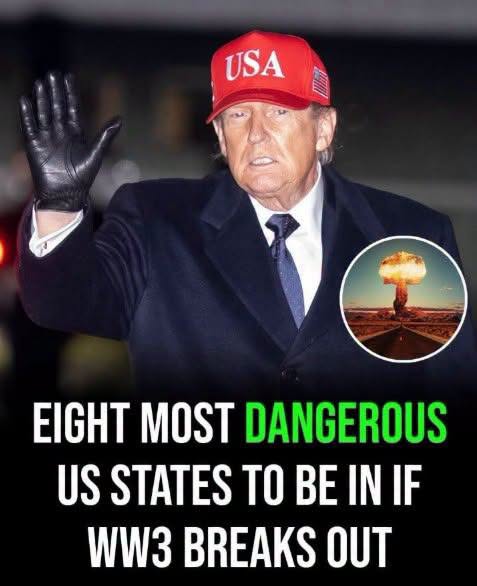 The 8 US States That Could Face the Biggest Risks If World War 3 Ever Begins