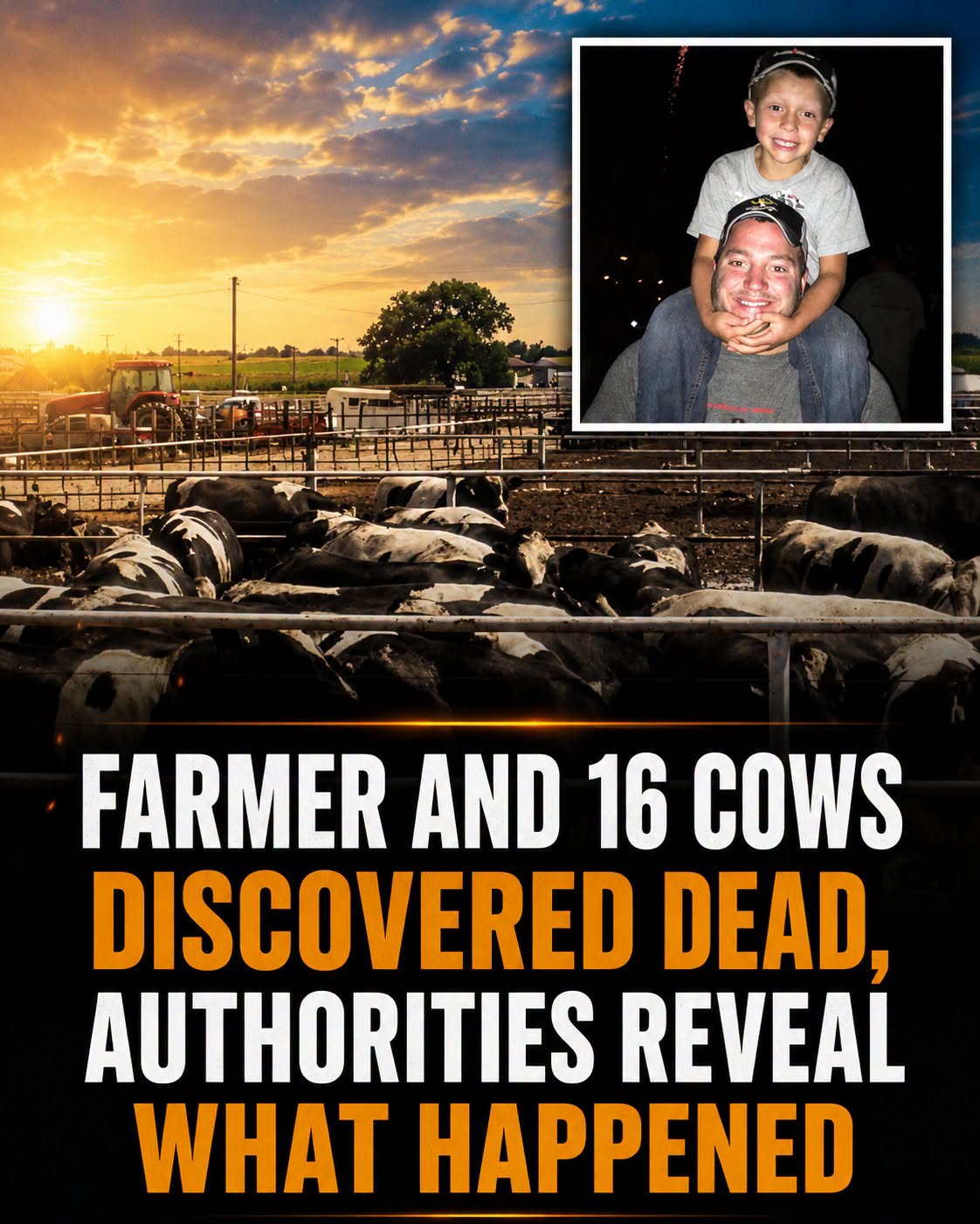 Farmer And 16 Cows Found Dead After Routine Farm Task Turns Into A Tragic Mystery