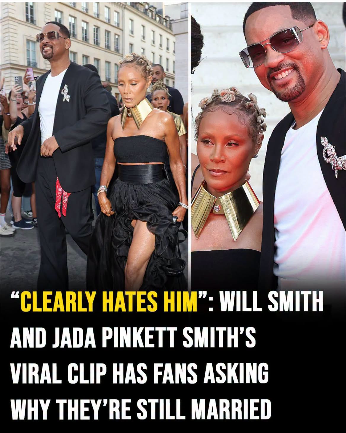 Will Smith and Jada Pinkett Smith Spark Fresh Debate After Viral Paris Clip Has Everyone Asking the Same Question