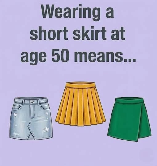 Wearing a Short Skirt After 50 Reveals Something Most People Never Expected