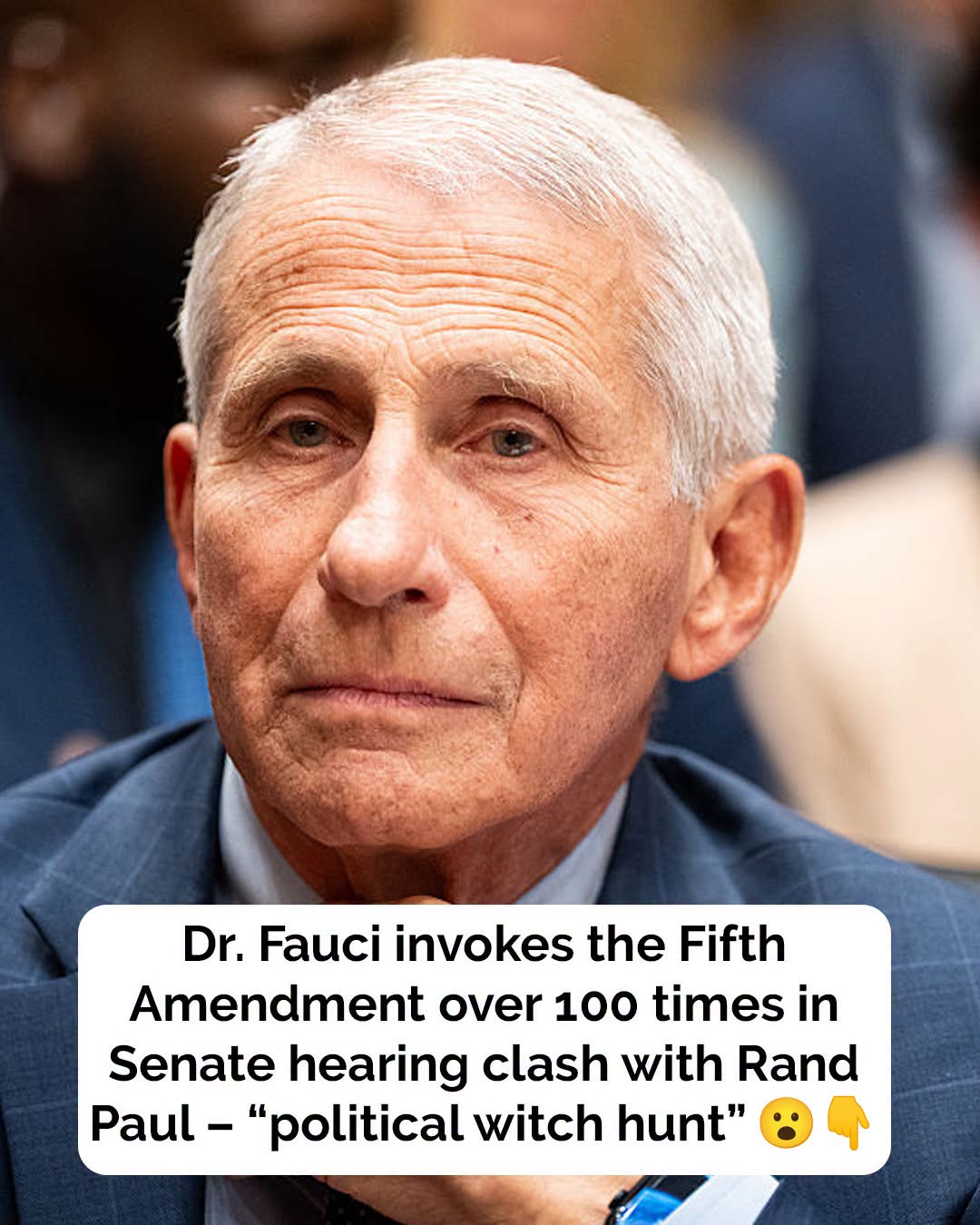 Senate Hearing Erupts After Dr Fauci Invokes the Fifth Amendment More Than 100 Times