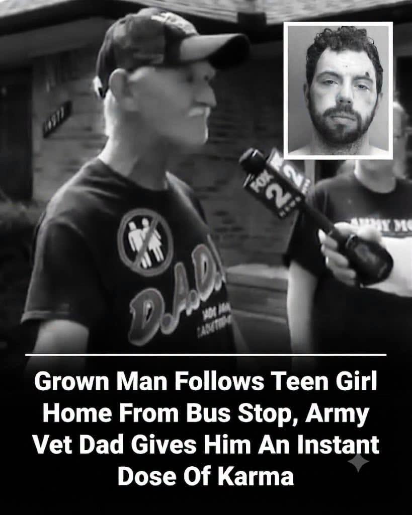 Teen Girl Followed Home From Bus Stop Until Her Army Veteran Father Took Action